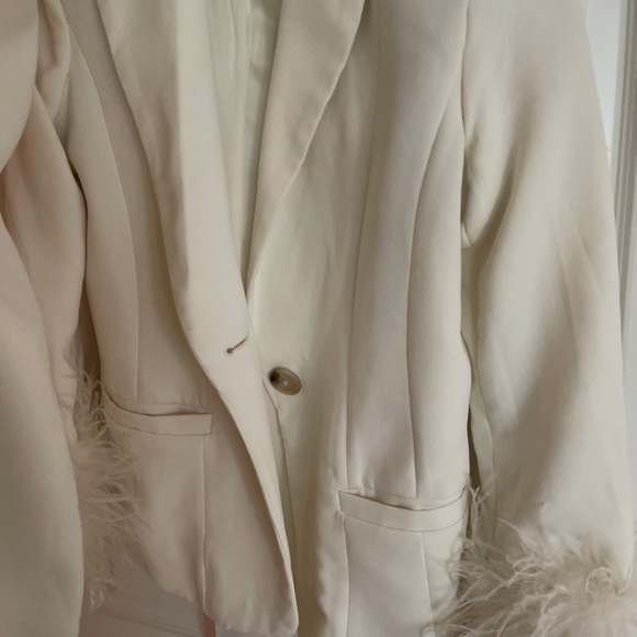 House of CB IMAN Ivory Blazer and FAE Pants (Suit) - Picture 3 of 6